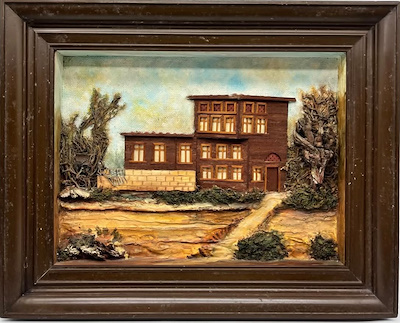 Aysel Güleç imzalı tablo — 40×30 cm, 5.000 TL müzayede satışı