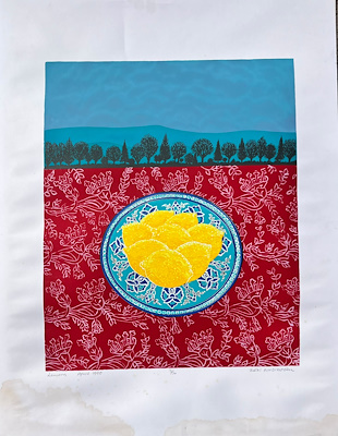 Zeki Fındıkoğlu imzalı tablo — Baskı, 33×40 cm, 5.000 TL müzayede satışı