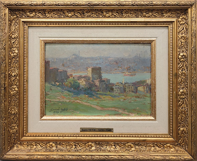 Sami Yetik imzalı tablo — Yağlı Boya, 20×27 cm, 400.000 TL müzayede satışı