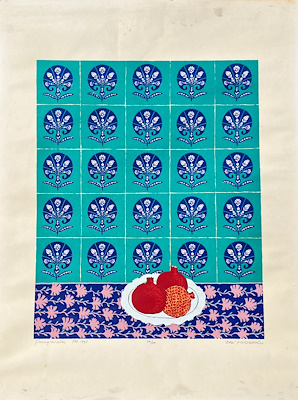 Zeki Fındıkoğlu imzalı tablo — Baskı, 33×40 cm, 5.000 TL müzayede satışı