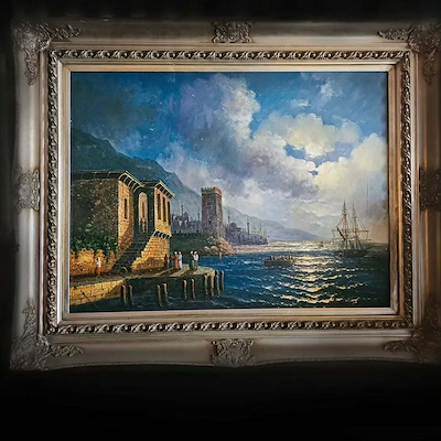 Oryantal imzalı tablo — Yağlı Boya, 72×97 cm, 27.500 TL müzayede satışı