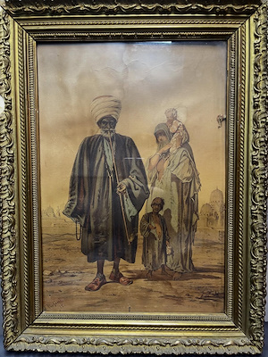Amedeo Preziosi imzalı tablo — 27×40 cm, 47.500 TL müzayede satışı