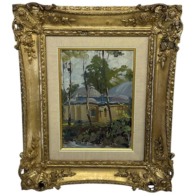 Diyarbakırlı Tahsin imzalı tablo — Yağlı Boya, 26.8×18.8 cm, 370.000 TL müzayede satışı