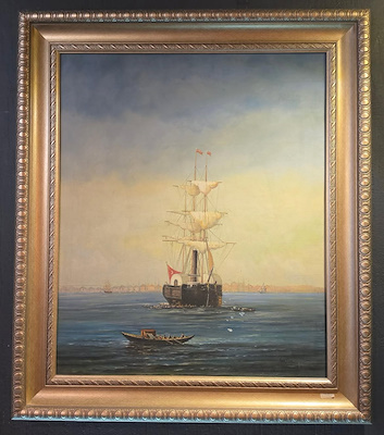 Oryantal imzalı tablo — Yağlı Boya, 70×80 cm, 27.500 TL müzayede satışı