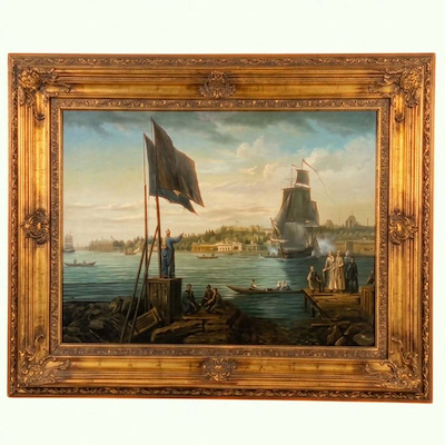 Oryantal imzalı tablo — Yağlı Boya, 160×130 cm, 27.500 TL müzayede satışı