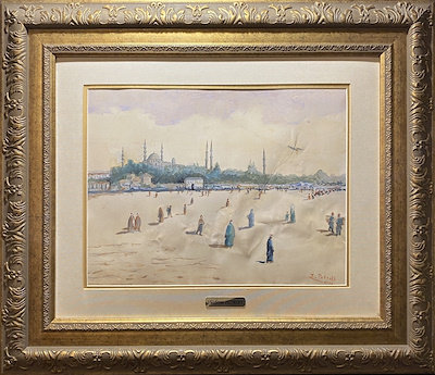 Wladimir Petroff imzalı tablo — Sulu Boya, 40×30 cm, 30.000 TL müzayede satışı