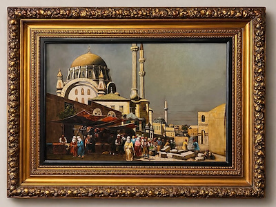 Oryantal imzalı tablo — Yağlı Boya, 90×60 cm, 27.500 TL müzayede satışı