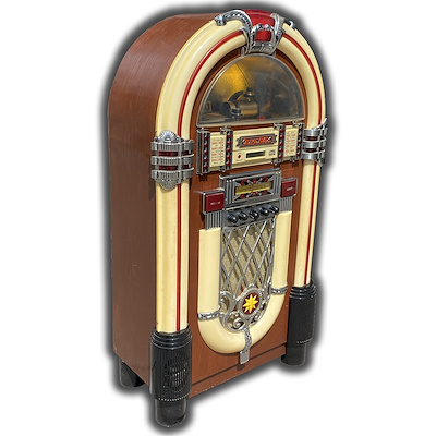 BÜYÜK BOY JUKEBOX-105 CM YÜKSEKLİĞİNDE, 55 CM GENİŞLİĞİNDE VE 25