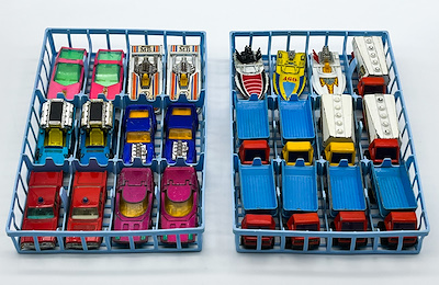 1973 Metal Matchbox Superfast Collector's Carrying Case Yabancı