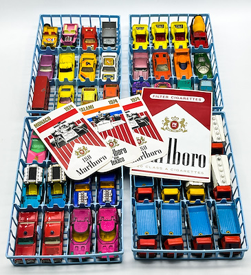 1973 Metal Matchbox Superfast Collector's Carrying Case Yabancı