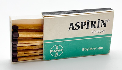 Aspirin Bayer Promosyon Kibrit-Kullanılmamıştır - Koleksiyon