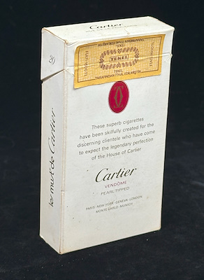cartier vendome cigarettes Cartier Vendome Dolu Paket Sigara-Koleksiyon Ürünüdür Tüketilmez