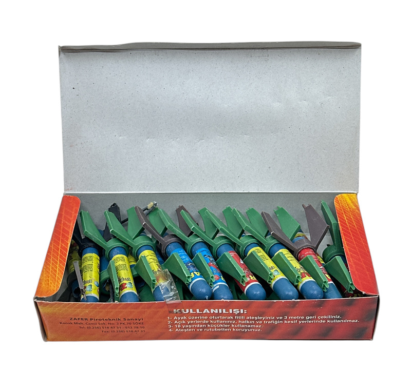 İrhanlar Feza Füze24 Adet Nostalji̇k Küçük Fuze Rampalı Efsane Nostalji̇k Ürünler