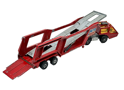 1976 Lesley Matchbox Super Kings K-10 Transporter Eski Metal