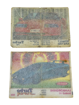 Turbo Kent No : 79-506 Sakız Kağıdı Stickers-2 Adet | Gökçe Müzayede