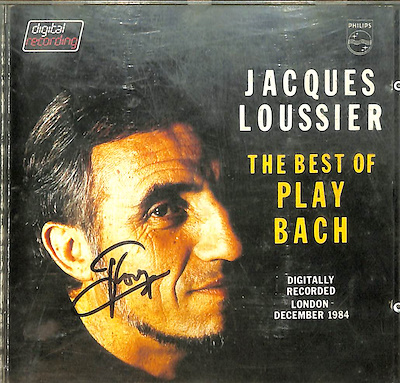 Jacques Loussier – The Best of Play Bach CD – 1984 