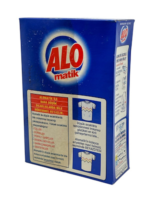 1990'lar Alo Matik Toz Deterjan *Beyaztesi Evinizde,Paranz Cebinizde*  (Dolu Paket)-800 g | Gke Mzayede