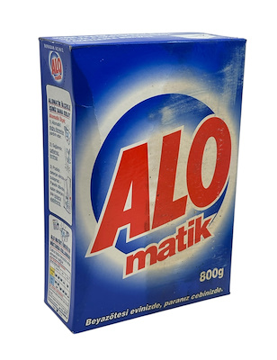 1990'lar Alo Matik Toz Deterjan *Beyaztesi Evinizde,Paranz Cebinizde*  (Dolu Paket)-800 g | Gke Mzayede