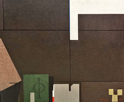 Halil Akdeniz imzalı tablo — Yağlı Boya, 125×140 cm, 15.000 TL müzayede satışı