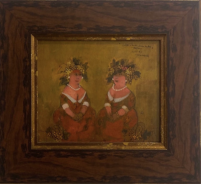 Mevlüt Akyıldız imzalı tablo — Yağlı Boya, 19×24 cm, 16.000 TL müzayede satışı