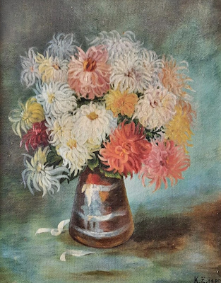 Kemal Zeren imzalı tablo — Yağlı Boya, 53×43 cm, 5.750 TL müzayede satışı