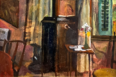 Arif Kaptan imzalı tablo — Yağlı Boya, 35×49 cm, 11.000 TL müzayede satışı