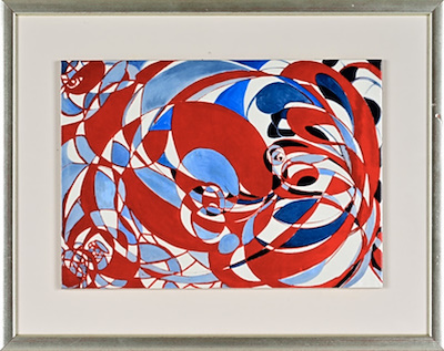Fahrelnisa Zeid imzalı tablo — 30×42 cm, 950 TL müzayede satışı