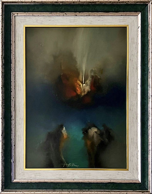 Tayfur Sanlıman imzalı tablo — Yağlı Boya, 60×40 cm, 1.600 TL müzayede satışı