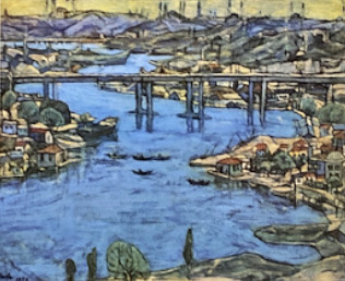 Naile Akıncı imzalı tablo — 26×37 cm, 1.250 TL müzayede satışı