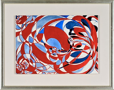 Fahrelnisa Zeid imzalı tablo — 30×42 cm, 1.800 TL müzayede satışı