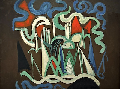 Eren Eyüboğlu imzalı tablo — Yağlı Boya, 50×65 cm, 150.000 TL müzayede satışı