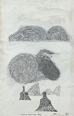 Erol Akyavaş imzalı tablo — Karışık Teknik, 42×31 cm, 70.000 TL müzayede satışı