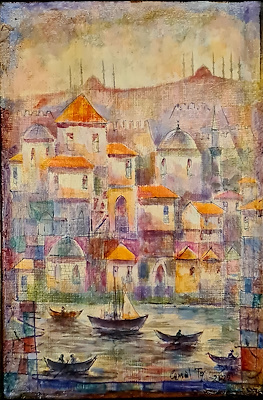 Cemal Toy imzalı tablo — Yağlı Boya, 28×20 cm, 4.000 TL müzayede satışı