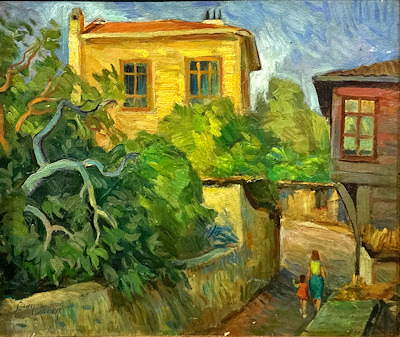 Saim Özeren imzalı tablo — Yağlı Boya, 33×41 cm, 26.000 TL müzayede satışı