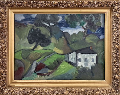 Burhan Temel imzalı tablo — Yağlı Boya, 28×38 cm, 4.500 TL müzayede satışı