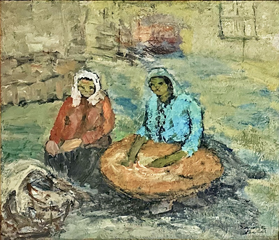 Saime Belir imzalı tablo — Yağlı Boya, 40×48 cm, 3.750 TL müzayede satışı