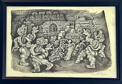 Ali Teoman Germener imzalı tablo — Serigrafi, 32×47 cm, 900 TL müzayede satışı