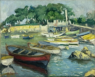 Hasan Vecih Bereketoğlu imzalı tablo — Yağlı Boya, 33×41 cm, 112.500 TL müzayede satışı