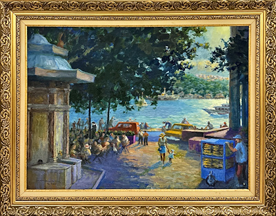 Naim Uludoğan imzalı tablo — Yağlı Boya, 55×73 cm, 31.000 TL müzayede satışı