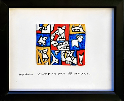 Harun Antakyalı imzalı tablo — Karışık Teknik, 20×30 cm, 5.000 TL müzayede satışı