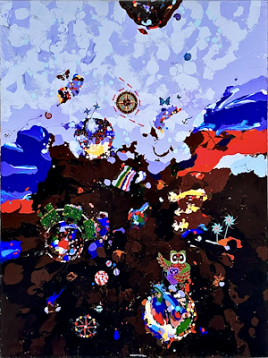 İzzet Arda Onursan imzalı tablo — Yağlı Boya, 180×140 cm, 42.000 TL müzayede satışı