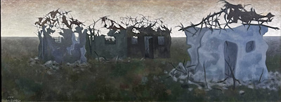 Nedim Günsür imzalı tablo — Yağlı Boya, 27×71 cm, 450.000 TL müzayede satışı