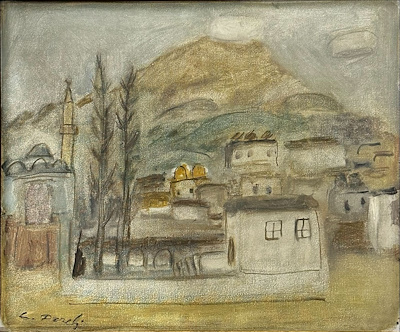 Cevat Dereli imzalı tablo — Yağlı Boya, 38×46 cm, 132.500 TL müzayede satışı