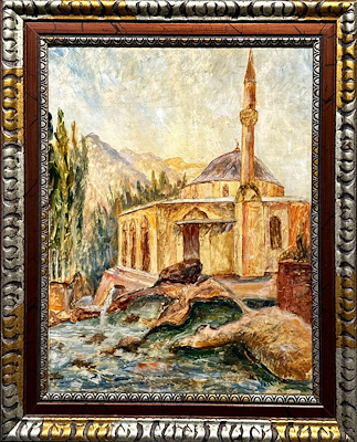 Mustafa Turgut Tokat imzalı tablo — Yağlı Boya, 45×35 cm, 25.000 TL müzayede satışı