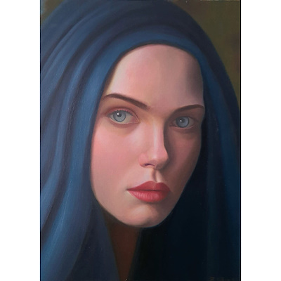 Zafer Uğur imzalı tablo — Yağlı Boya, 28×20 cm, 1.600 TL müzayede satışı
