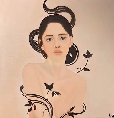 Hilal Gök imzalı tablo — Yağlı Boya, 40×40 cm, 3.750 TL müzayede satışı