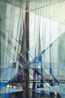Ferruh Başağa imzalı tablo — Yağlı Boya, 150×100 cm, 1.050.000 TL müzayede satışı