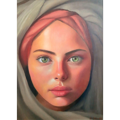 Zafer Uğur imzalı tablo — Yağlı Boya, 28×20 cm, 1.600 TL müzayede satışı