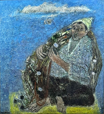 Mustafa Esirkuş imzalı tablo — Yağlı Boya, 60×53 cm, 150.000 TL müzayede satışı