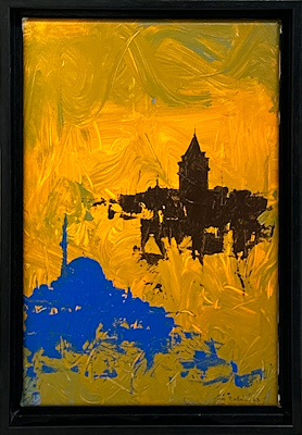 Sinan Balta imzalı tablo — Yağlı Boya, 40×26 cm, 4.250 TL müzayede satışı